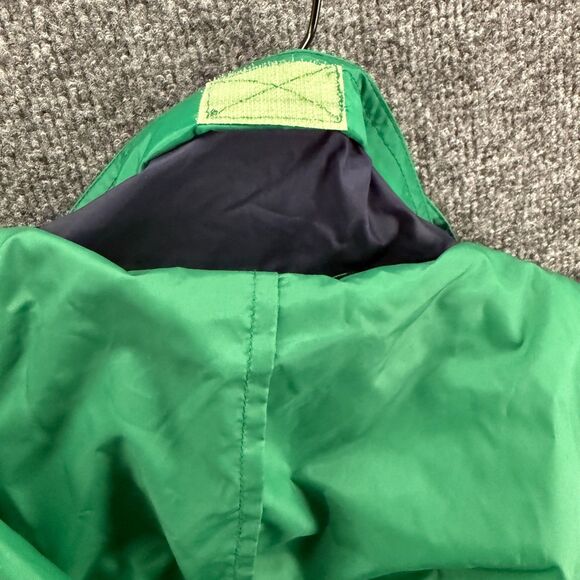 Woolrich Jacket Womens L Green Full Zip Long Rain Coat Hoodie Outdoor Hiking - Picture 6 of 10